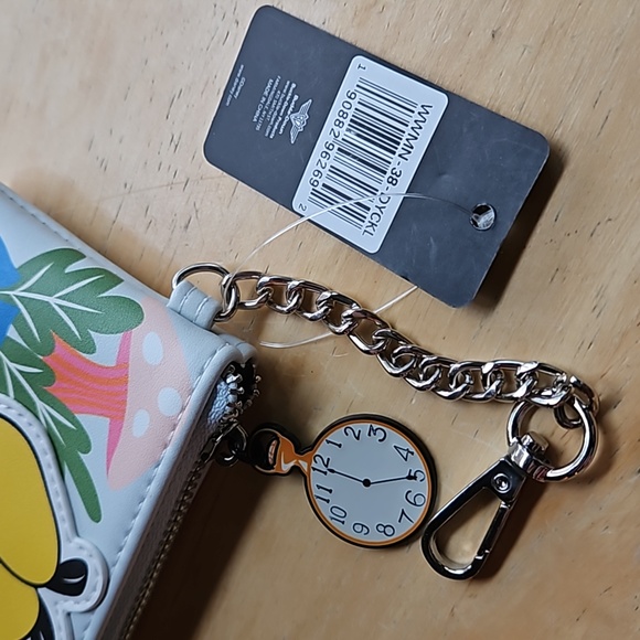 DISNEY BUCKLE-DOWN ALICE IN THE WONDERLAND COIN POUCH - Picture 7 of 12
